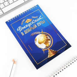 Блокнот А5, 40 л на гребне Выпускник в добрый путь - Artfox фото 4