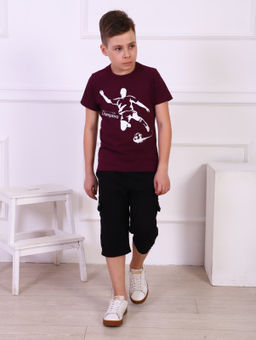 Футболка "Гол" бордо