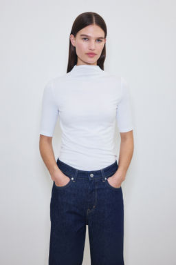 Camiseta con cuello perkins Warming Slim Fit - H&m фото 4