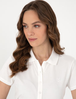 Beyaz Regular Fit Ti__rt