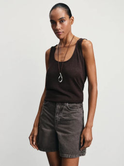 Джинсовые шорты А-силуэта / Zarina