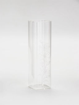 Ваза стеклянная для цветов, 6×20 см, 530 мл