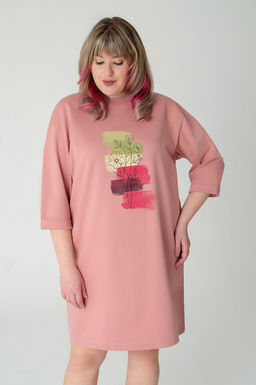 Арт. 8301 Платье 50-58 5 (шт) Цвет:пудра
