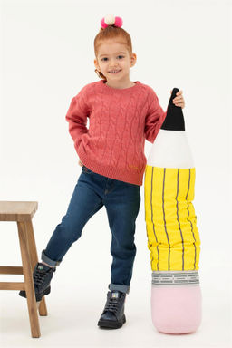 Розовый свитер для девочки - U.s. polo assn фото 6