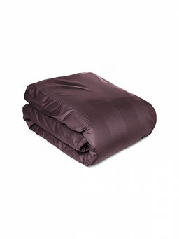 Пододеяльник сатин-страйп 145x210 пурпурный сатин - Denastia фото 2