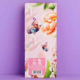 Цена за 10 шт. Открытка с местом под шоколад Самой прекрасной