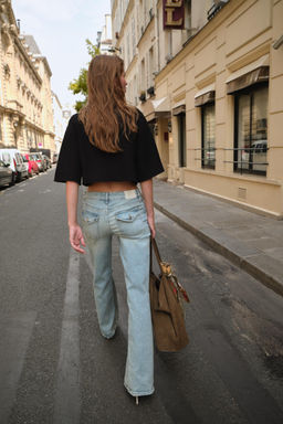Z1975 FLARE FIT LOW-RISE JEANS - Zara фото 18