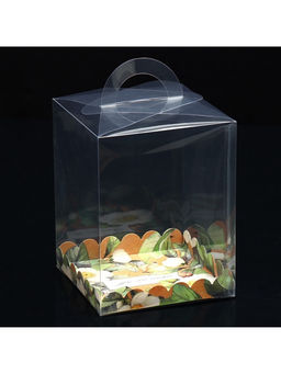 Цена за 5 шт. Коробка кондитерская, сундук, упаковка, «Ты моё счастье», 14×14×18 см