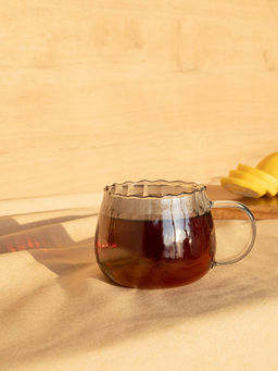 Кружка серый боросиликатное стекло