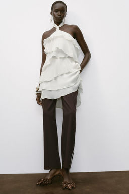 RUFFLED MINI DRESS - Zara фото 15