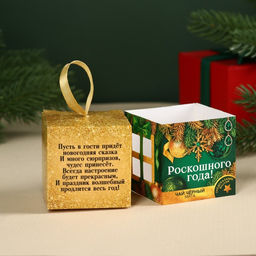 Чай чёрный Роскошного года с предсказанием, вкус: мята, 20 г. - Фабрика счастья фото 7