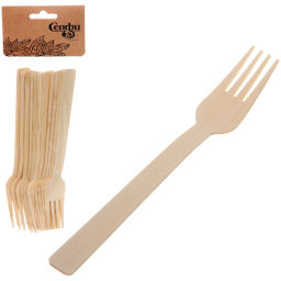 Цена за 2 шт. Вилка одноразовая "ЭкоСтиль" в наборе 12шт