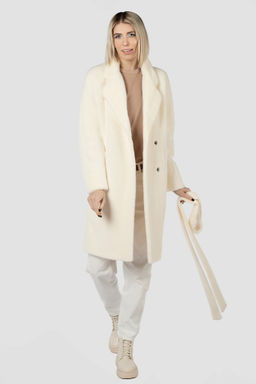 01-11750 Пальто женское демисезонное (пояс) - El podio фото 2