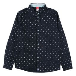 CRB wear/CAJB 62728 Рубашка для мальчика, темно-синий/Ex.Cherubino
