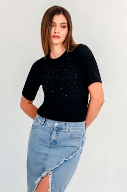 Арт. 3402/2 Футболка женская 44-52 (5 шт) Цвет:черный - Калинка фото 13