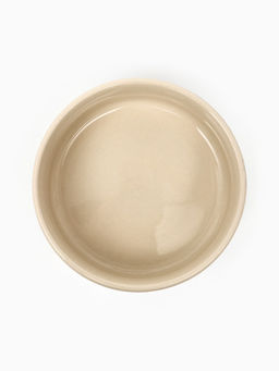 Миска керамическая Горошек 200 мл - 10.510.54 см, бежевая - Пижон фото 3