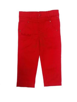 CRB wear/CK 7J046 Брюки для девочки, голубой красный/Ex.Cherubino  фото 2