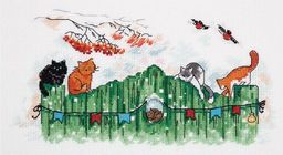 Набор для вышивания PANNA VK-7001 Любопытные хвосты 27 х 15 см