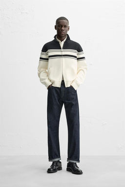 ZIP-UP KNIT JACKET