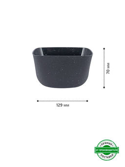 Салатник 0,8л Granite серый - Полимербыт фото 4