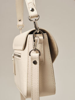 Кожаная сумка Rosie DBR 31158 светлый крем фото 2