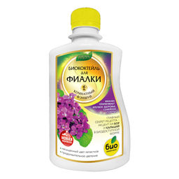 Компл.орг.-мин.удобр. HAPPY Биококтейль Для фиалки 250мл БИО-комплекс