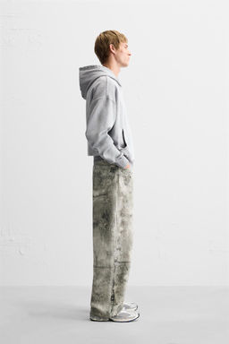 ABSTRACT PRINT RELAXED FIT TROUSERS - Zara фото 4