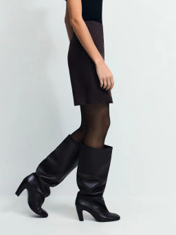 Юбка мини из искусственной замши / Zarina