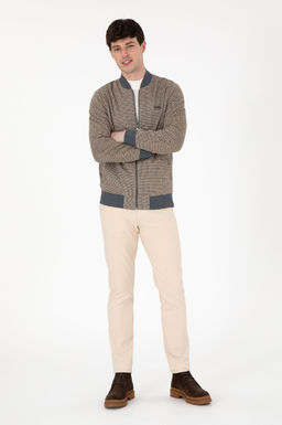 Мужской вязаный кардиган антрацитового цвета Неожиданная скидка в корзине - U.s. polo assn фото 4