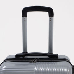 Чемодан малый 20 кодовый замок, цвет серебряный - Simaland фото 6