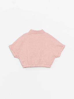 Basic K?sa Kollu K?z ?ocuk Crop G?mlek