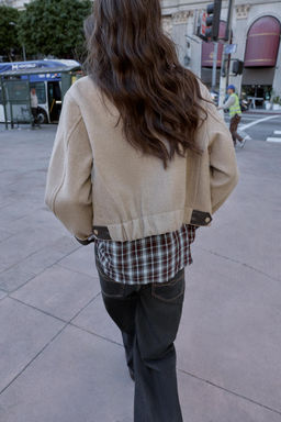 FAUX SUEDE STRAIGHT-LEG TROUSERS - Zara фото 13