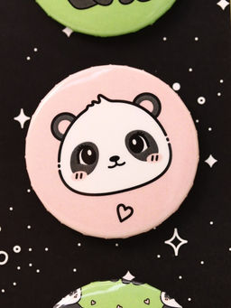 Набор значков 3 шт. iLikeGift Аниме Panda