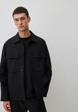 Cep Detayl? Siyah Ceket