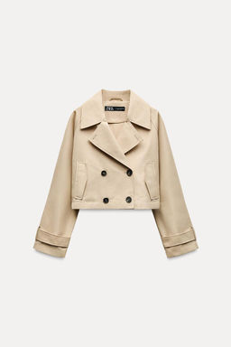 SHORT TRENCH-STYLE JACKET - Zara фото 8