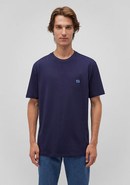 Mavi Pro Logo Bask?l? Lacivert Tisort  фото 3