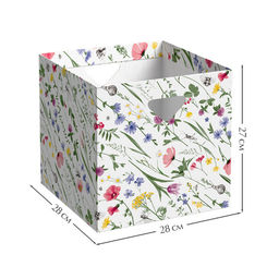 VAL HC-BC-3P Коробка для хранения, 28*28*27 см, набор 3 шт., HERBARIUM CLOVER, шт