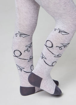 БРЕСТСКИЕ 3280 BABY КОЛГОТКИ ДЕТСКИЕ (рисунок) СВ.СЕРЫЙ МЕЛАНЖ