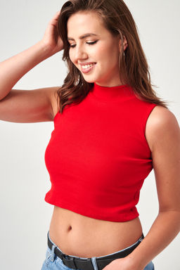 52714 топ укороченный с горлом - Натали фото 45