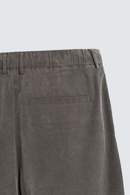 PANTAL?N FLUIDO RELAXED FIT / marron-vison - Zara фото 9