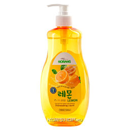 Средство для мытья посуды с ароматом лимона Liquid Lemon Norang, Корея, 500 мл Акция