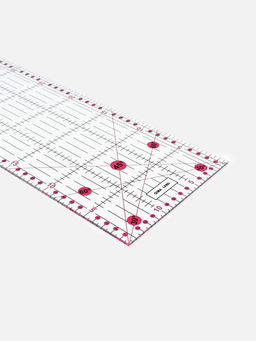 Линейка для квилтинга и пэчворка, 45×15 см, s=3 мм, розовая