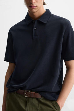 TEXTURED POLO SHIRT - Zara фото 6