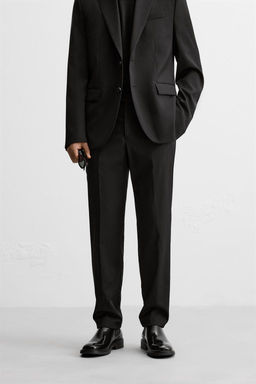 100% WOOL SUIT TROUSERS - Zara фото 2