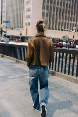 FAUX SUEDE JACKET - Zara фото 12