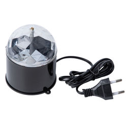 Светодиодный светильник-проектор ULI-Q302. Серия DISCO, многоцветный. ТМ VOLPE. Напряжение 220В. Кабель с вилкой (в комплекте) Цвет корпуса черный.