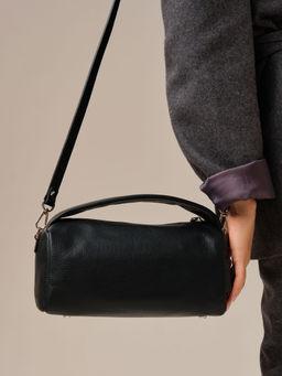 Кожаная сумка Solea DBR 31365 черный  фото 2