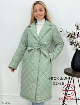 Куртка из холлофайбера длинная