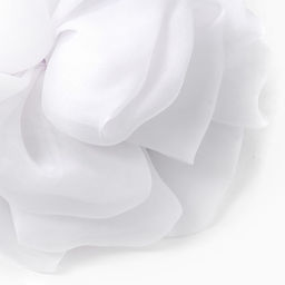 Бант для волос на резинке школьный, белый, 13 см, Минни Маус