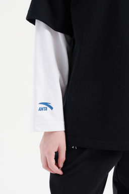 Лонгслив Черный